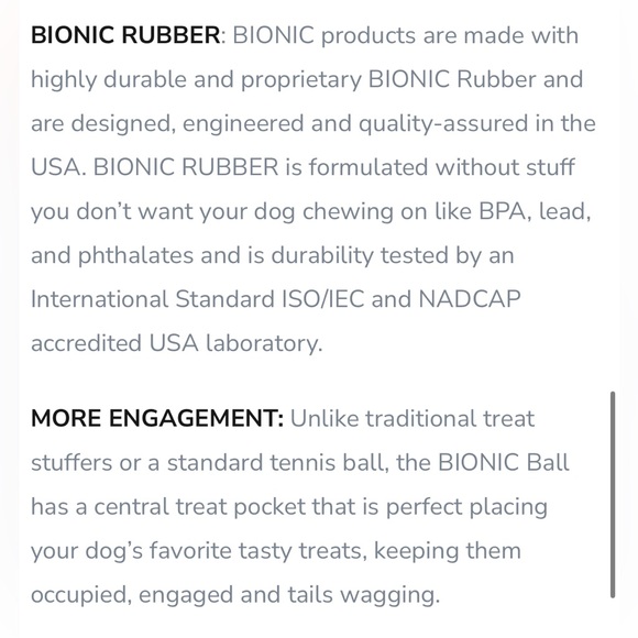 🆕 Dog Toy 2 Balls for Dogs - Picture 5 of 9